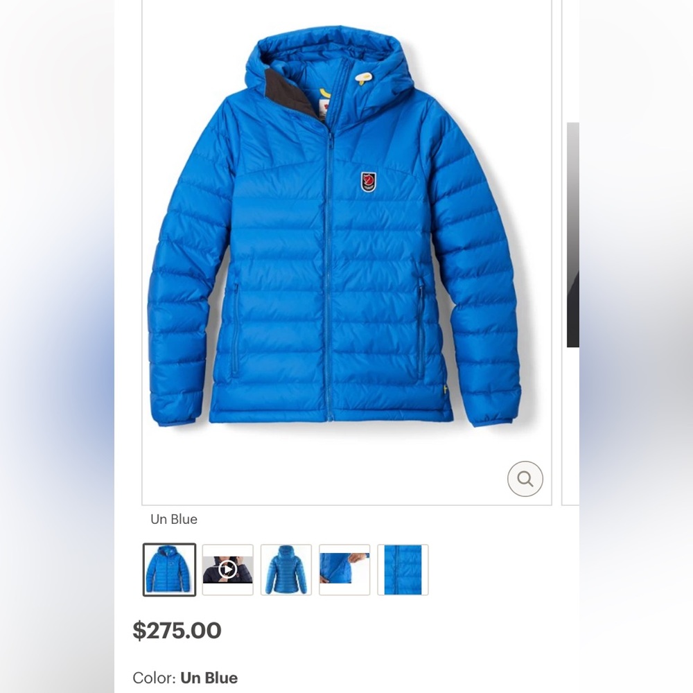 Fjallraven Expedition Pack Down Hoodie - Un Blue